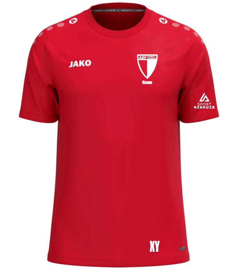 ASV Ellewick Aufwärmshirt One rot