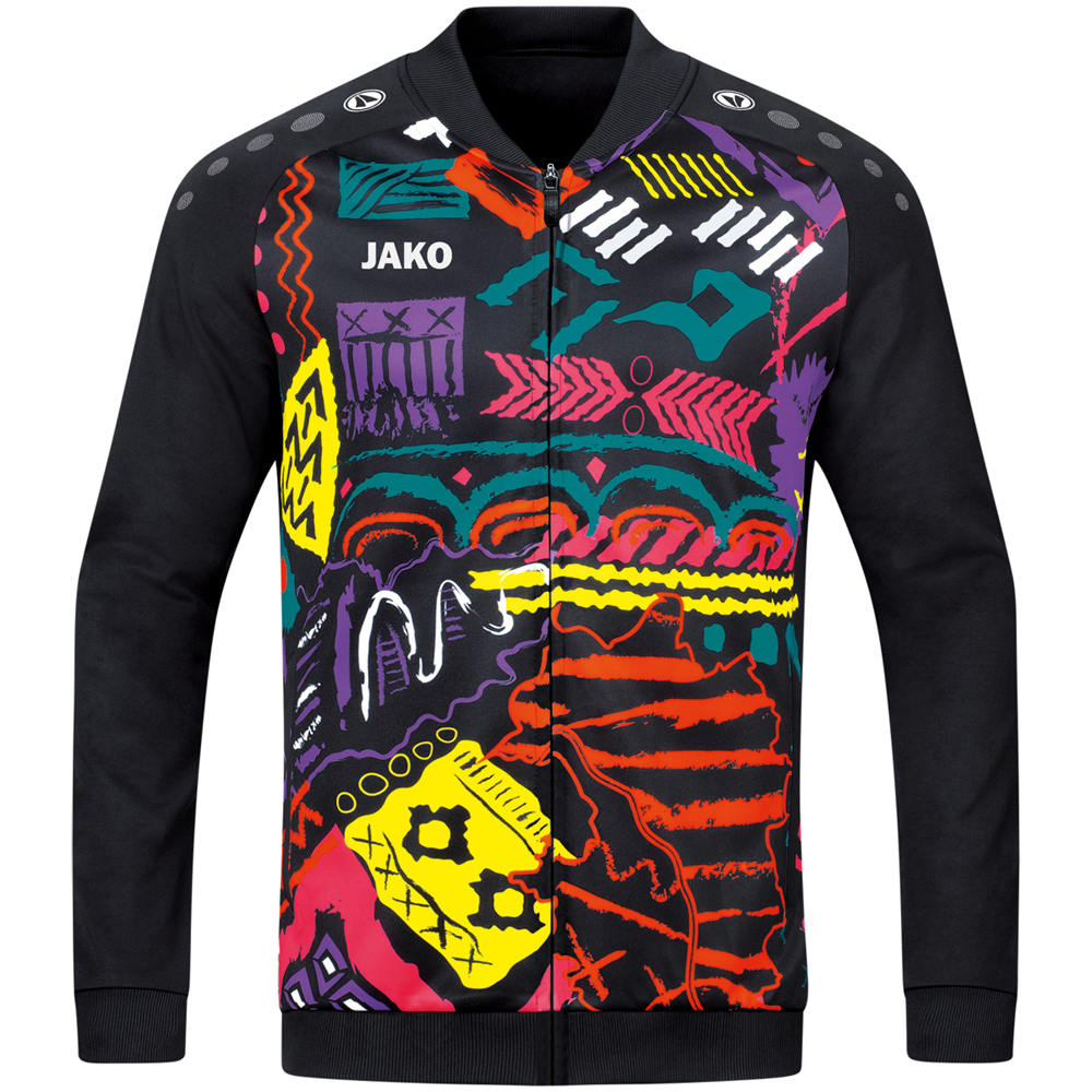 Jako Herren Einlaufjacke Tropicana schwarz