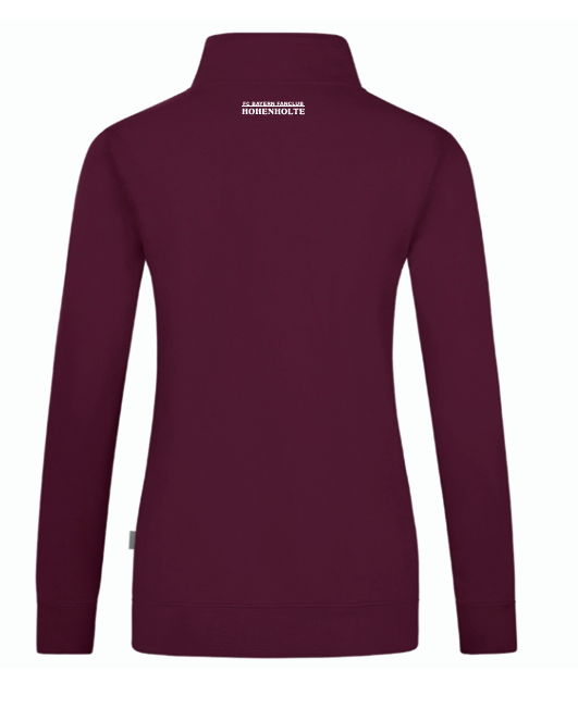 FC Bayern Fanclub Hohenholte Sweatjacke Doubletex maroon