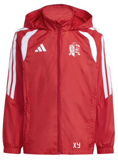 Bayern Fanclub Asbeck 89 Allwetterjacke Tiro League 26 rot