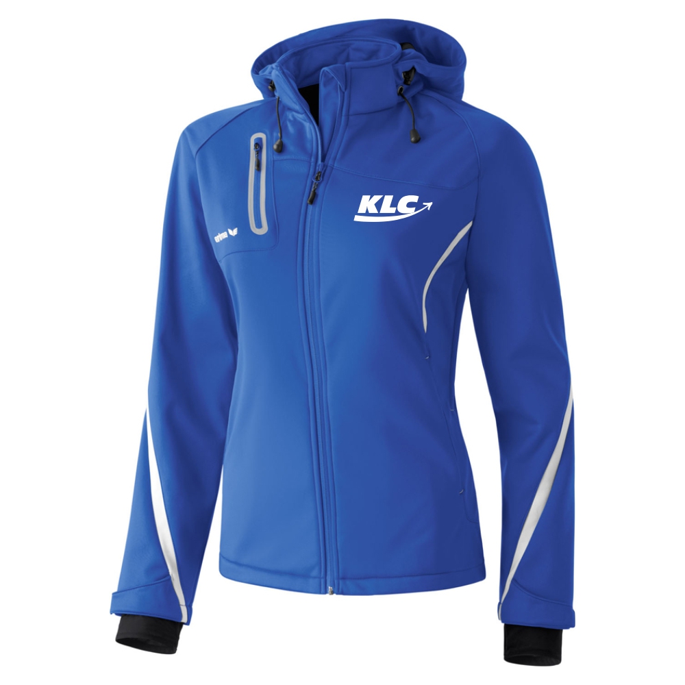 Korschenbroicher Leichtathletik Club Softshelljacke Function blau-silber
