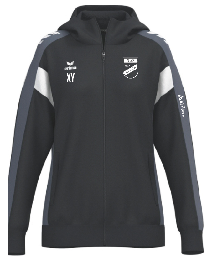 SuS Olfen Damen Trainingsjacke mit Kapuze Celebrate 125 schwarz