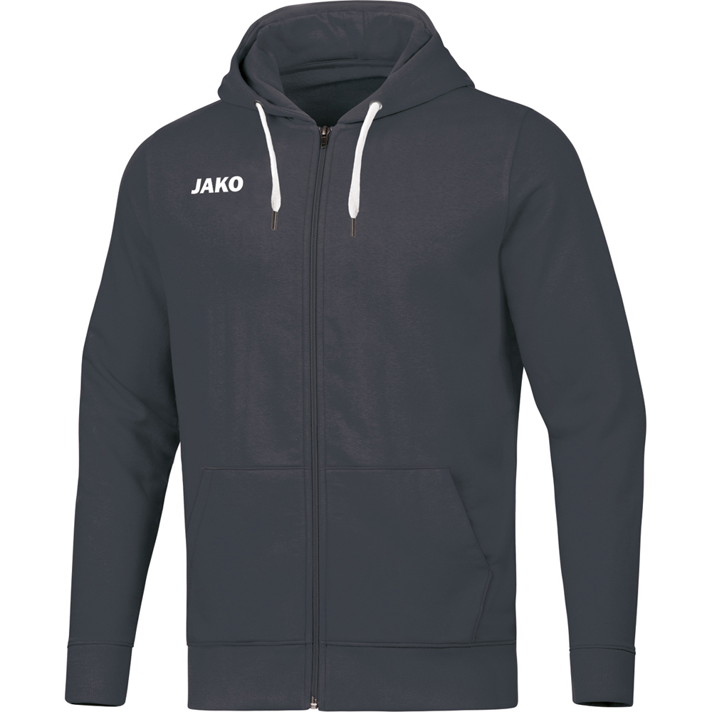 Jako Herren Kapuzenjacke Base grau