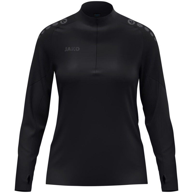 Jako Damen Ziptop Light Flow Damen schwarz