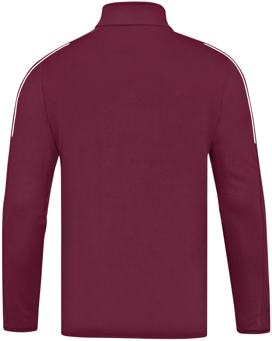 Jako Classico Ziptop maroon