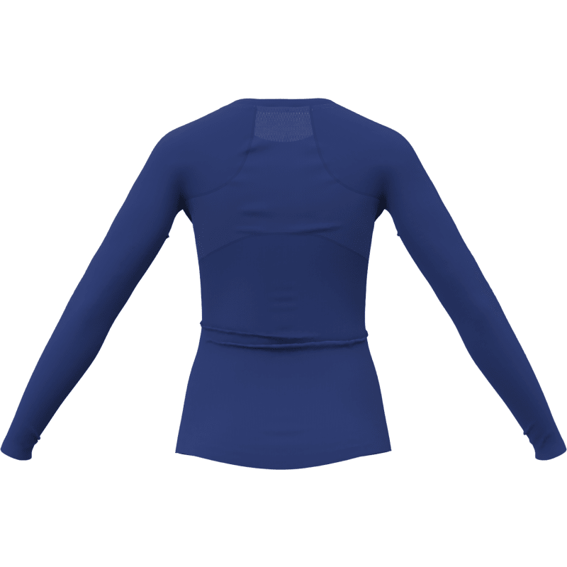 Adidas Damen Langarm T-Shirt Techfit team royal blue