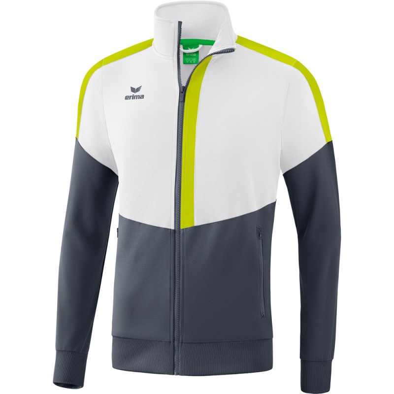 Erima Herren Trainingsjacke Squad weiß-grau-grün