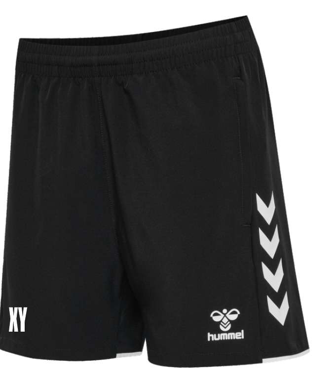 DHG Ammeloe Ellewick Core 2.0 Trainer Woven Short mit Reißverschluss schwarz Damen