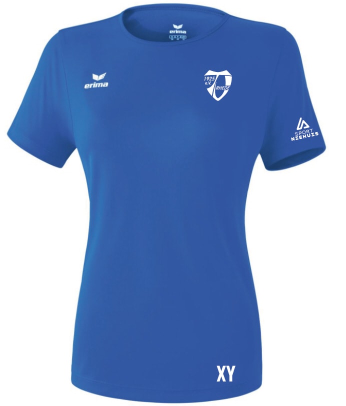 TV Rhede Damen Funktions T-Shirt blau