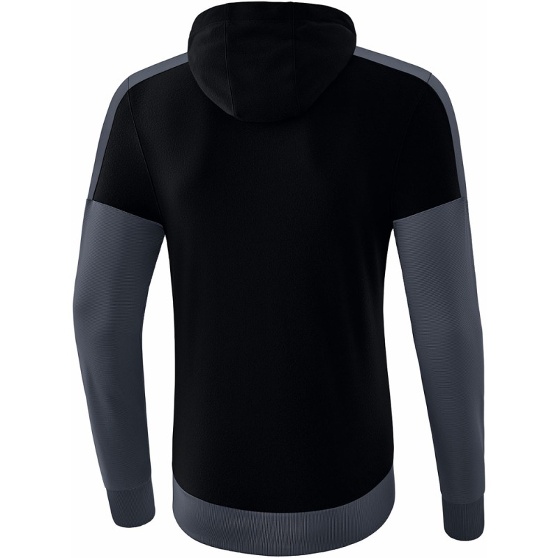 Erima Kinder Hoodie Squad schwarz-grau