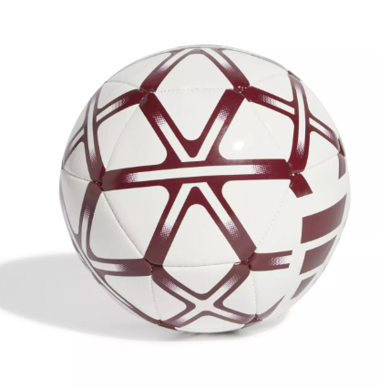 Adidas Minifußball Starlancer white-collegiate burgundy