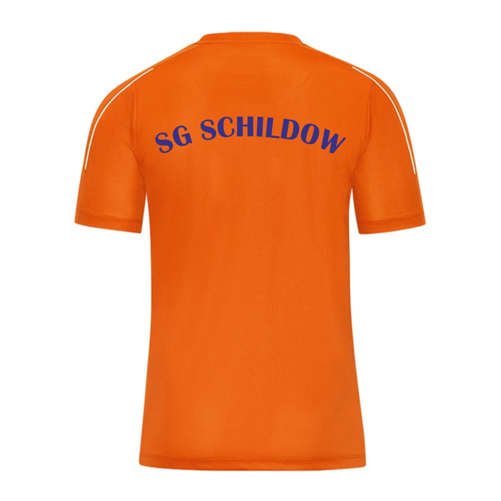 SG Schildow T-Shirt Classico orange-weiß