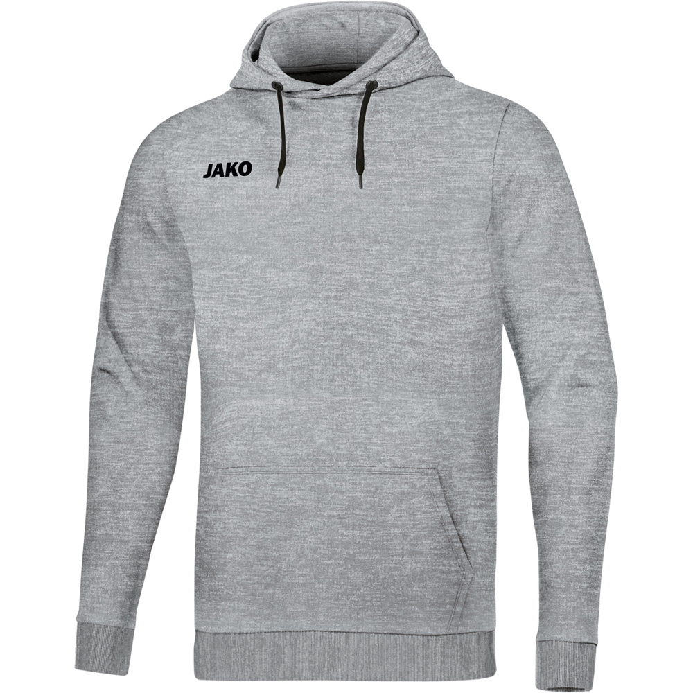 Jako Kapuzensweat Base grau
