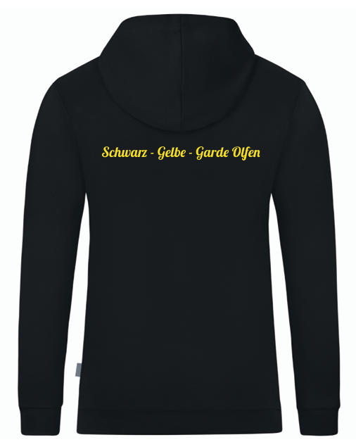 Schwarz-Gelbe-Garde Olfen Kapuzensweat Organic schwarz