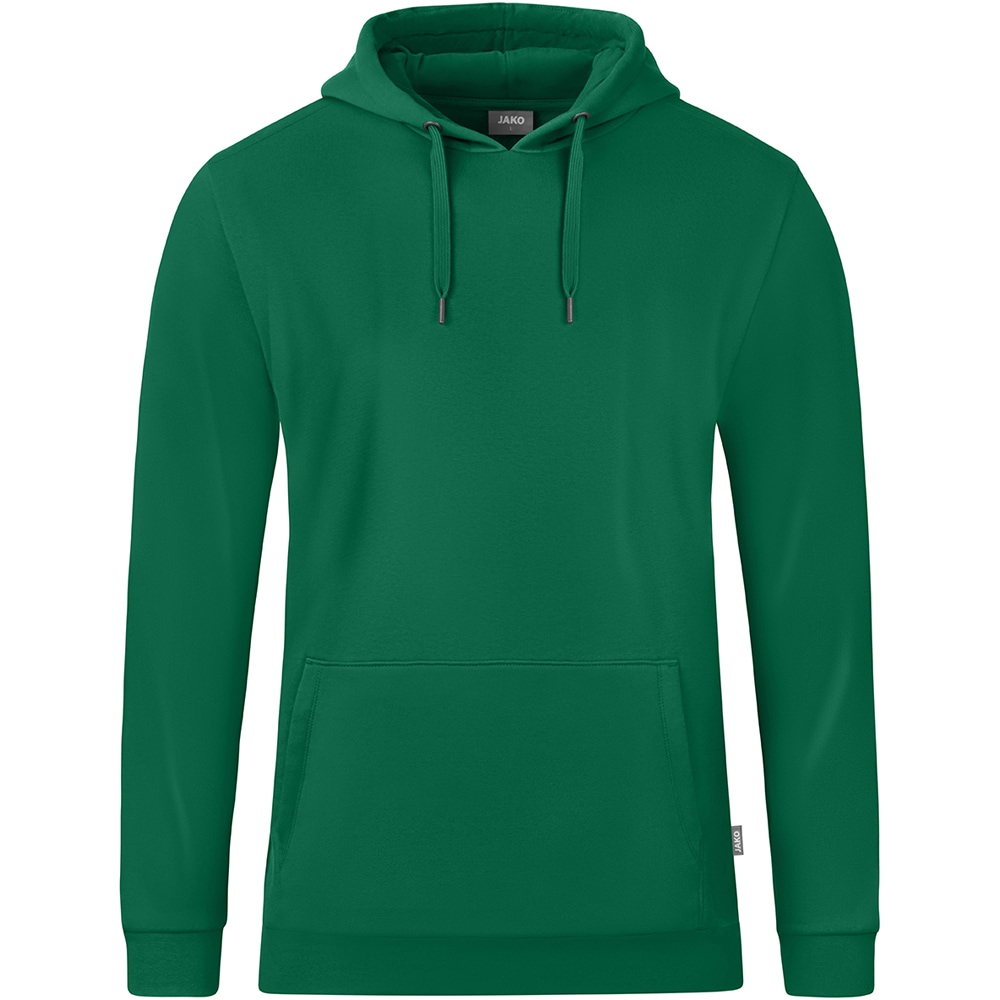 Jako Herren Kapuzensweat Organic grün
