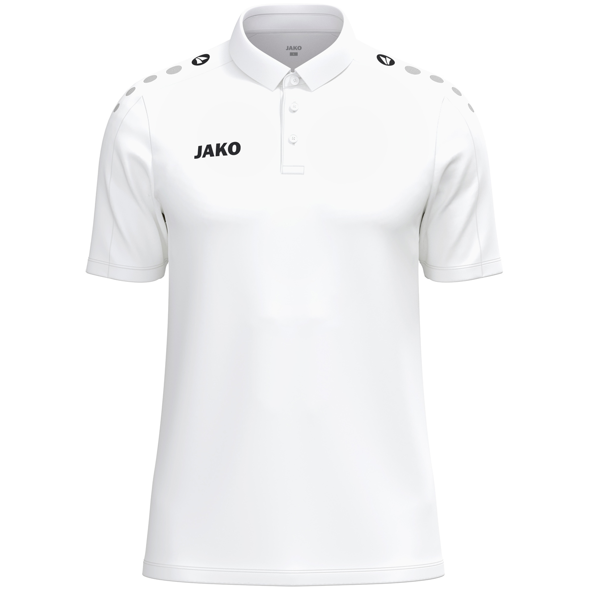 Jako Polo One Cotton weiß