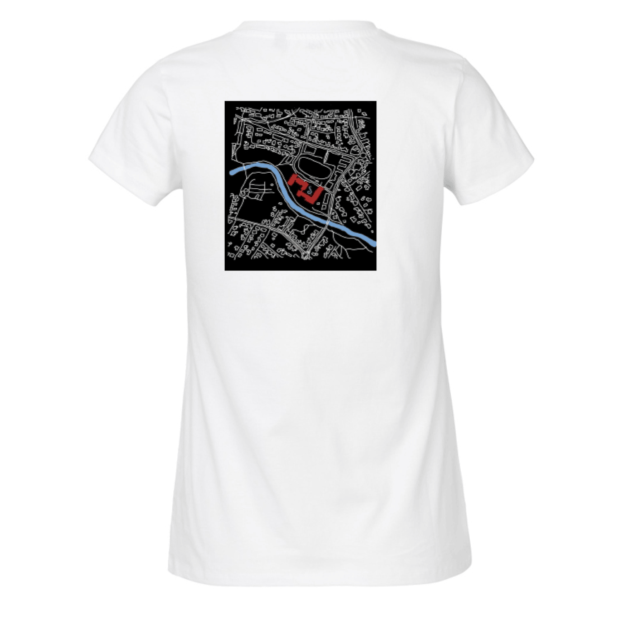 Sekundarschule Vreden Damen Regular Premium T-Shirt Weiß Berkel Logo