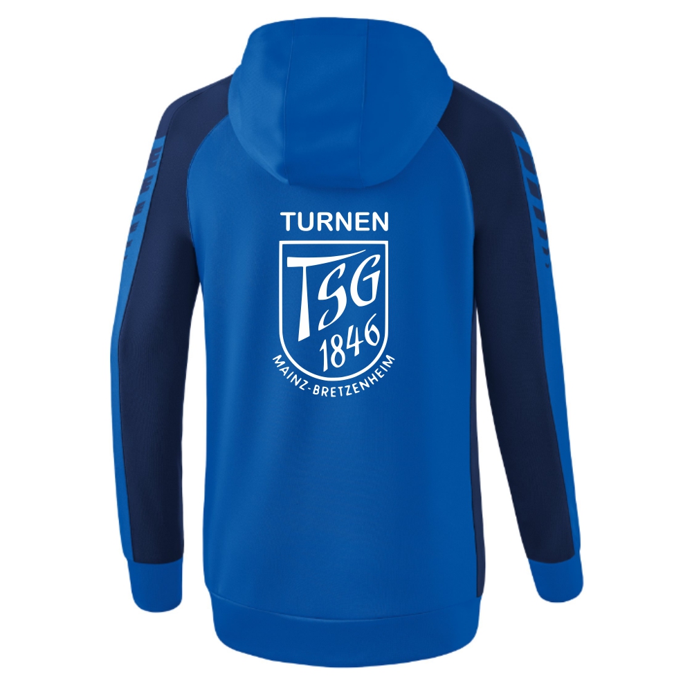 TSG Mainz-Bretzenheim Turnen Erima Six Wings Trainingsjacke mit Kapuze Damen new royal-new navy