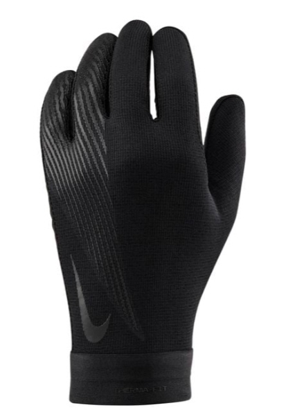 Nike Academy Thermafit Spielerhandschuhe schwarz