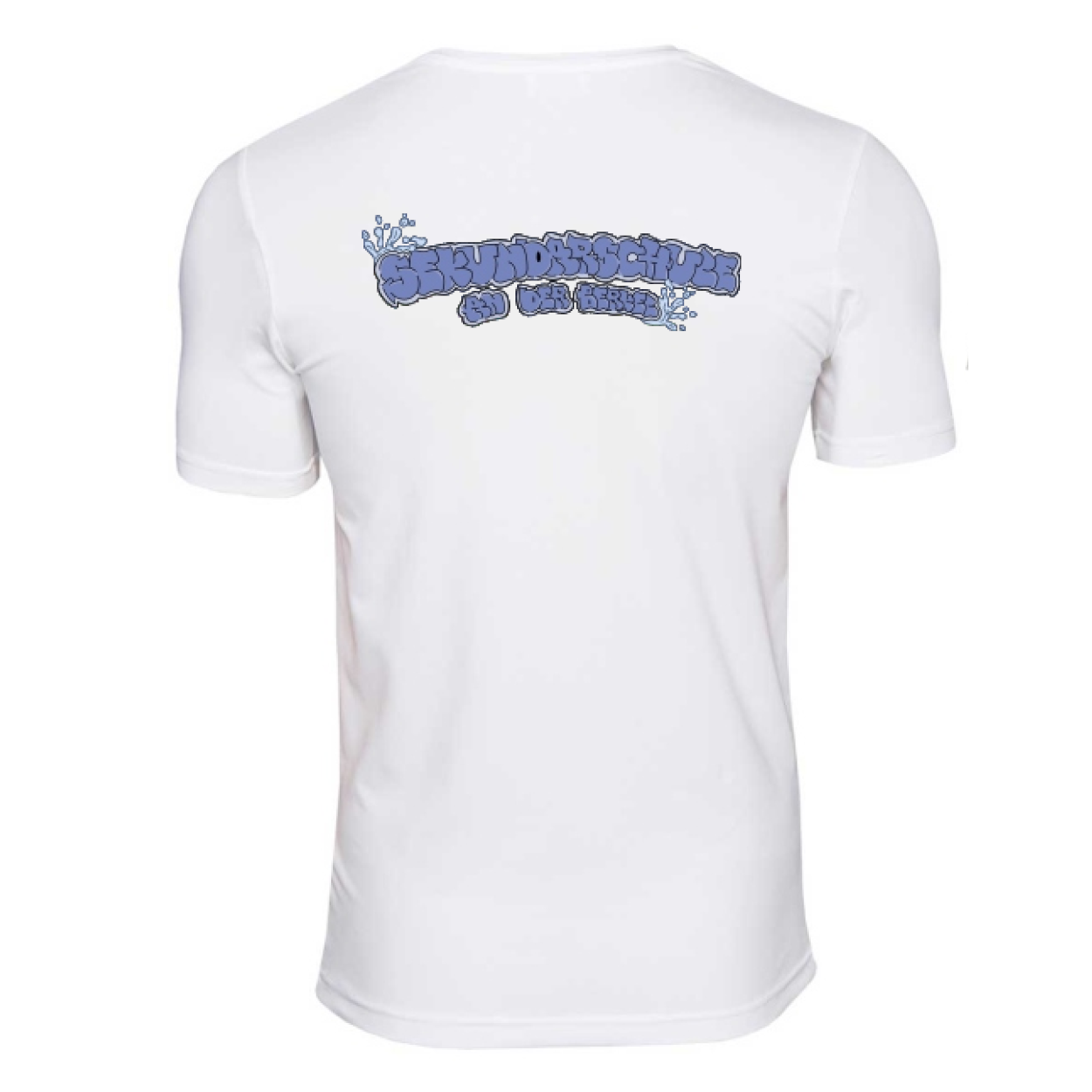 Sekundarschule Vreden Herren Regular Premium T-Shirt Weiß Splash Logo