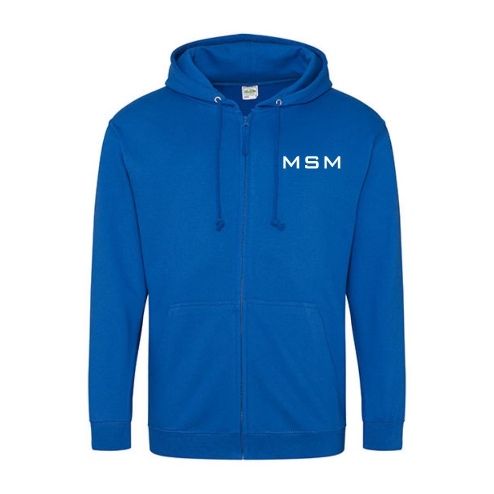 MSM Damen Sweatjacke royalblau