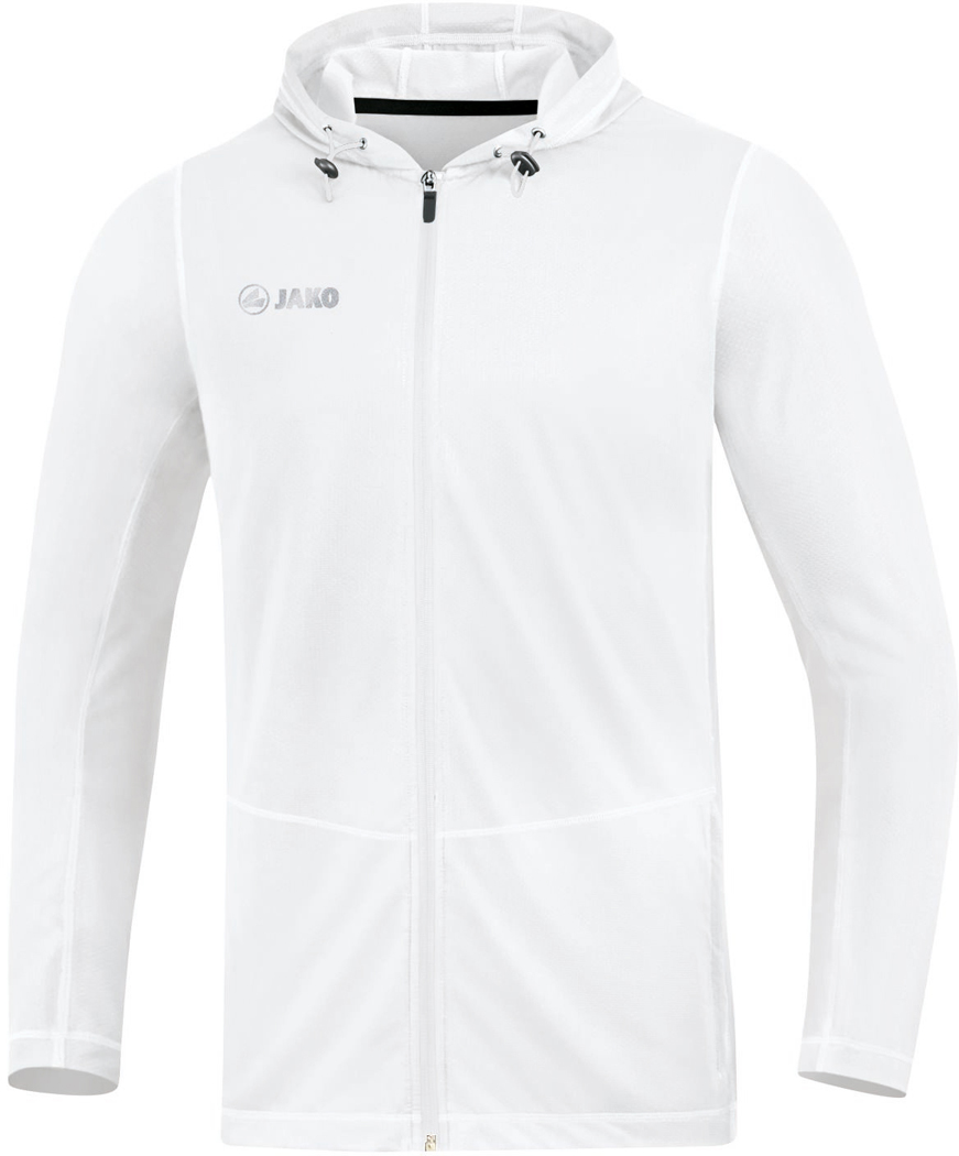 Jako Run 2.0 Kapuzenjacke weiß
