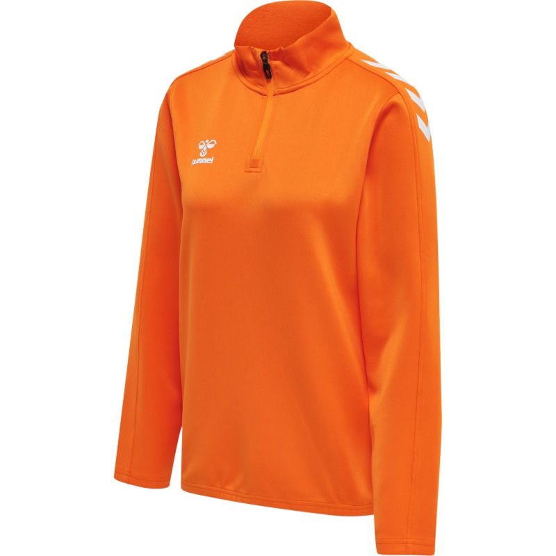 Hummel Hmlcore XK Half Zip Sweat Woman orange tiger