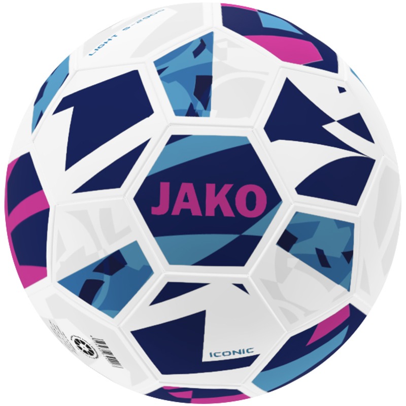 Jako Lightball Iconic weiß-navy-pink, 350g
