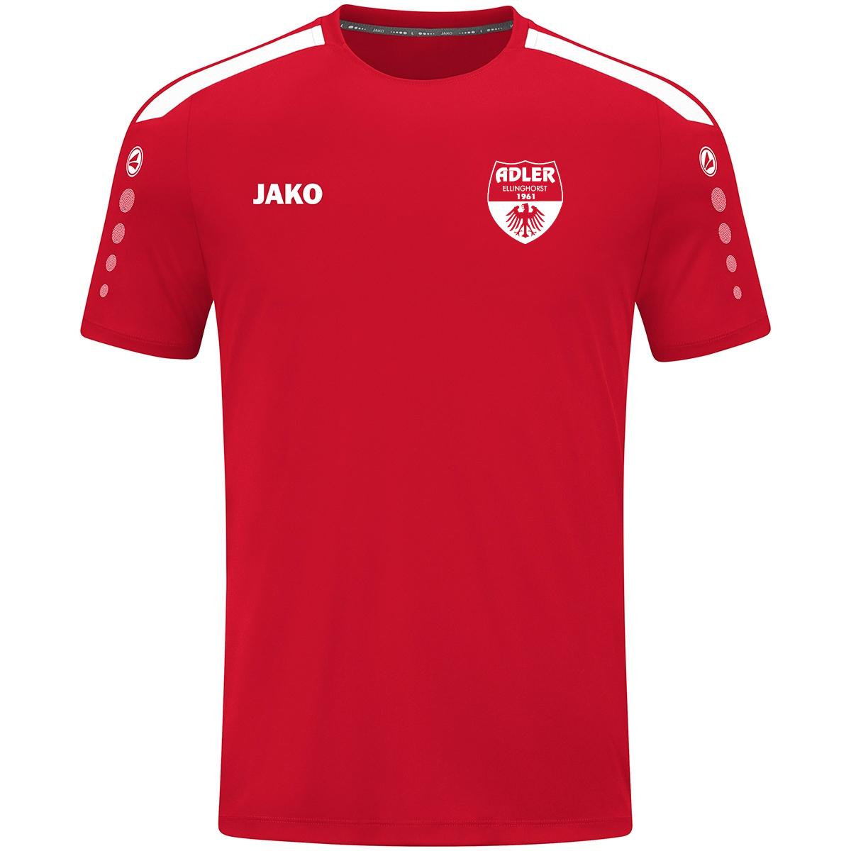 Adler Ellinghorst Kinder Training T-Shirt Power rot-weiß