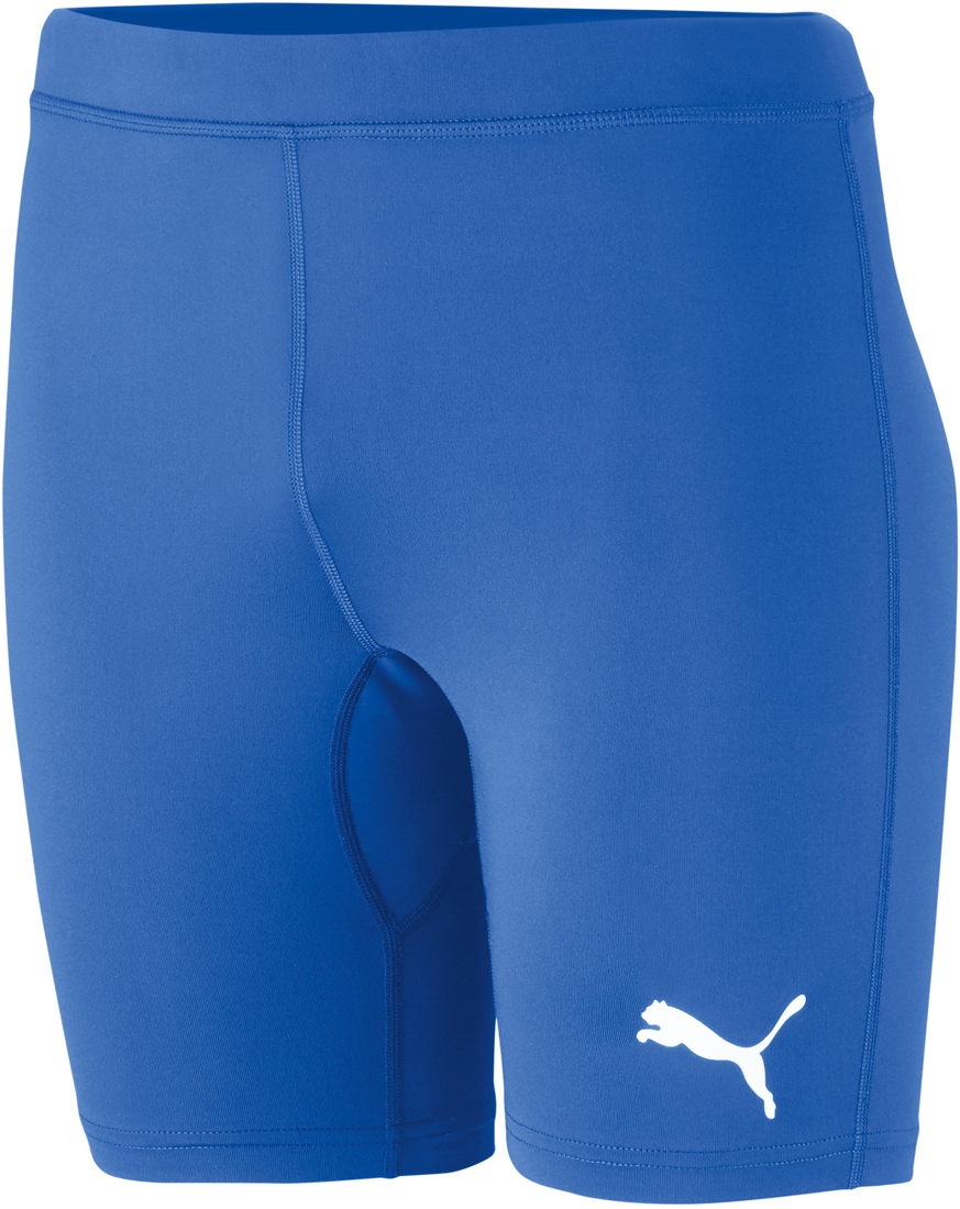 Puma Liga Kinder Baselayer Short Tights electric blue lemon.
