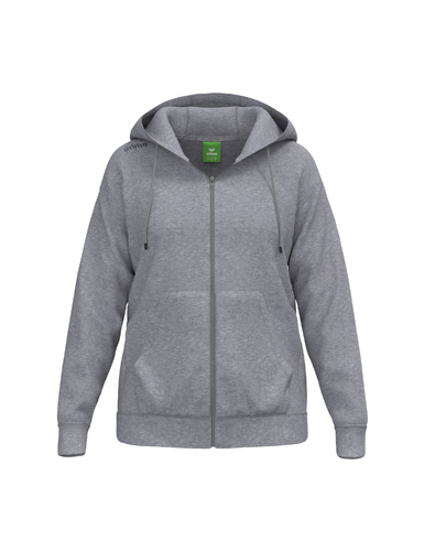 Erima Damen TS Hoodie Jacke grau melange