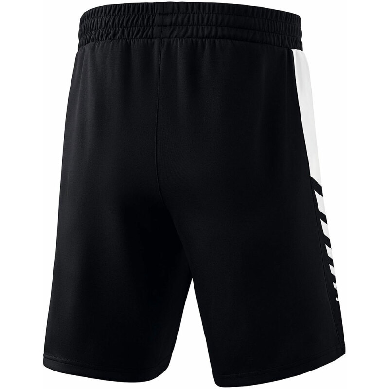 Erima Herren Training Shorts Six Wings schwarz-weiß