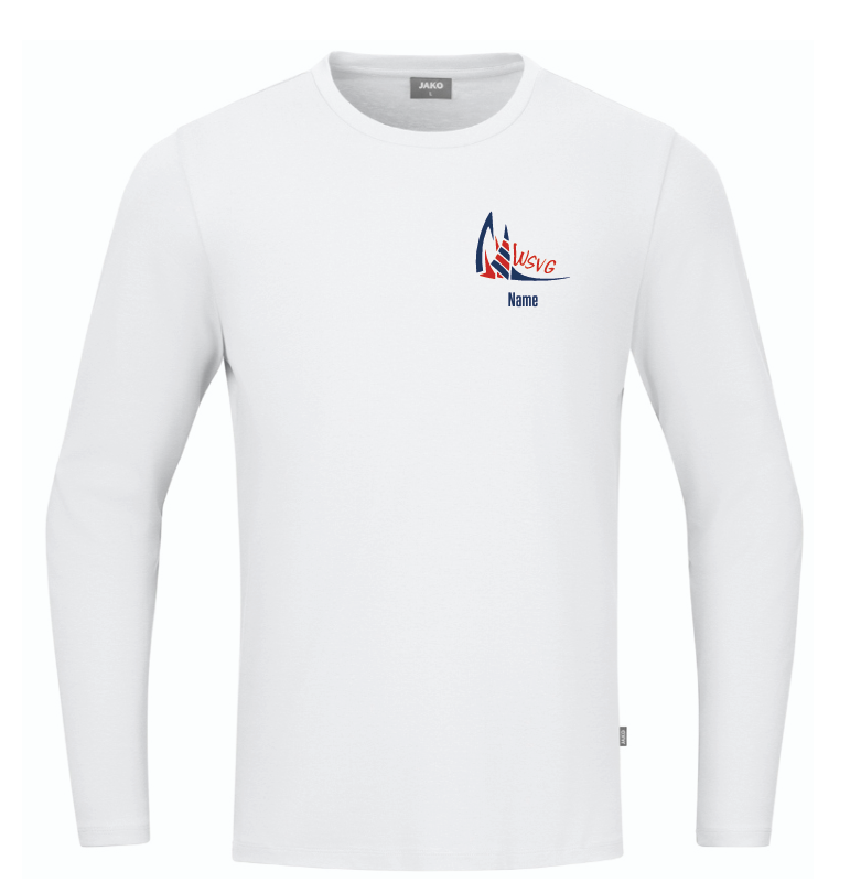 Wassersportverein Gronau Longsleeve Organic weiß