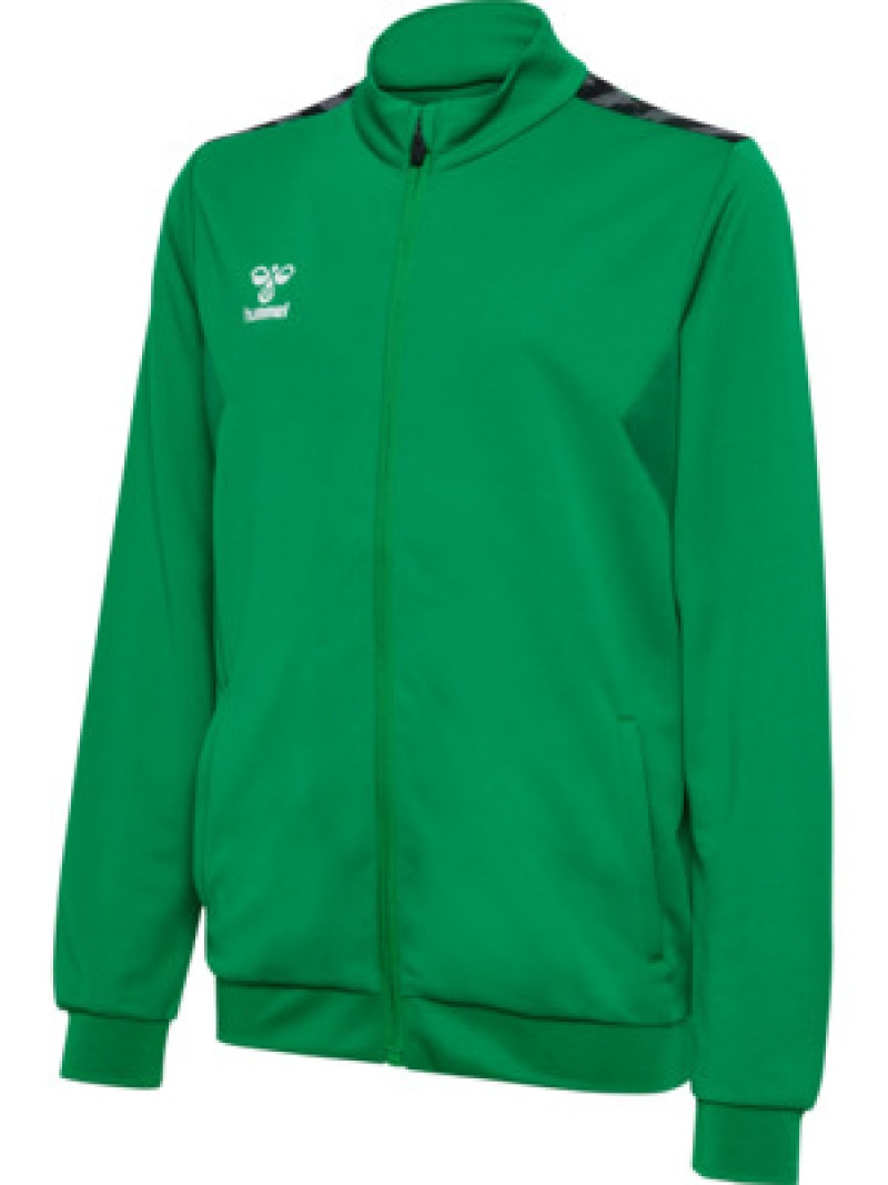Hummel Hmlauthentic 24 PL Kinder Reißverschlussjacke grün