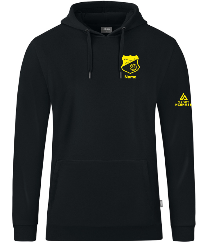 FC Marbeck Kapuzensweat Organic schwarz