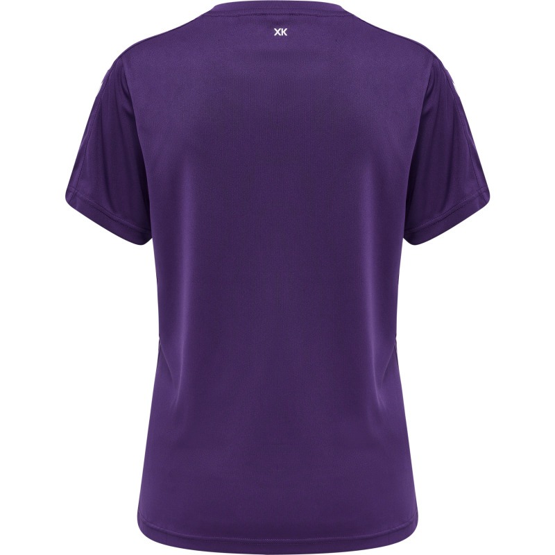 Hummel Hmlcore XK Poly Jersey S/S Woman acai/white