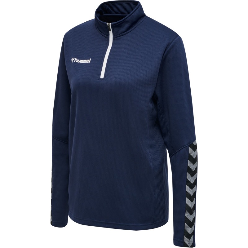 Hummel Hmlauthentic 24 Half Zip Sweatshirt Woman marine