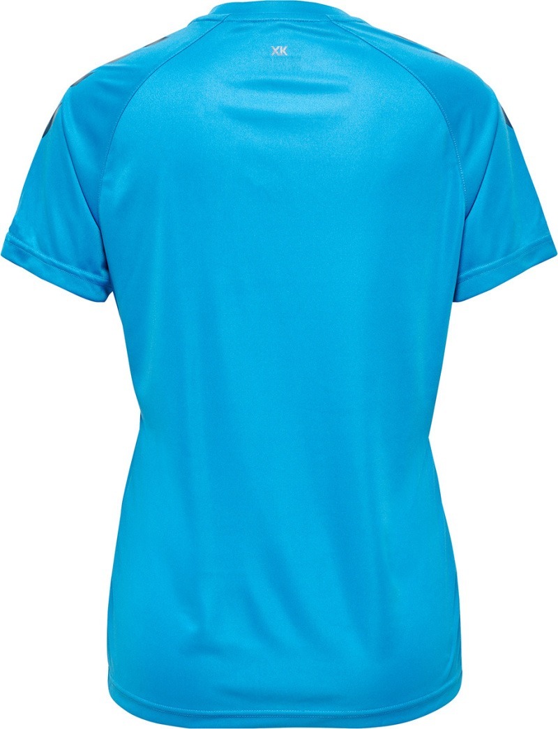 Hummel Hmlcore XK Core Poly Tee  S/S Woman blue danube