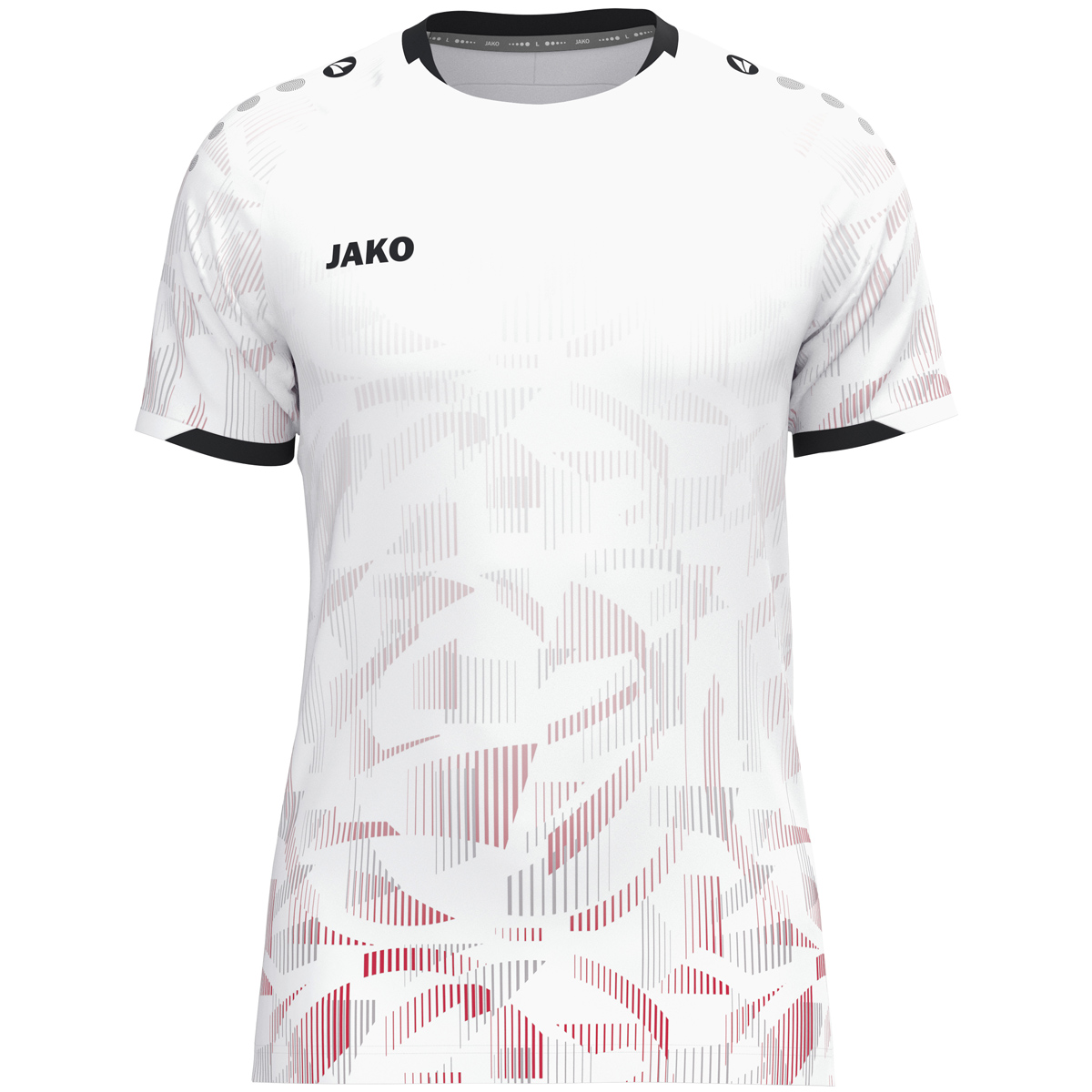 Jako Trikot Sonic KA Kinder weiß/rot/grau