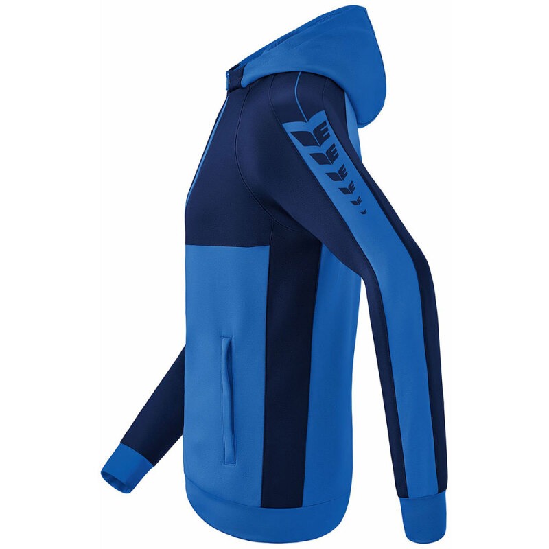 Erima Kinder Trainingsjacke mit Kapuze Six Wings blau