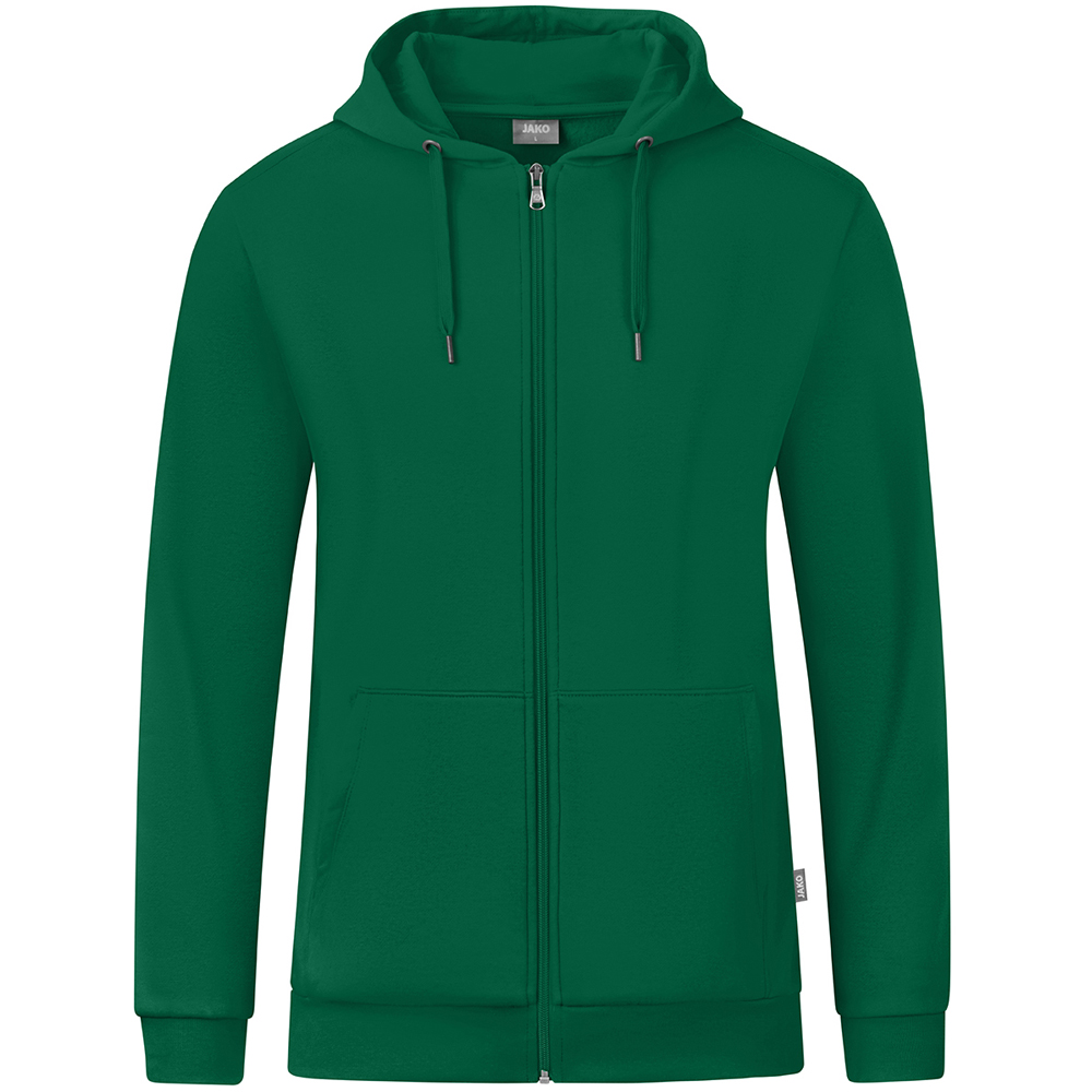 Jako Herren Kapuzenjacke Organic grün