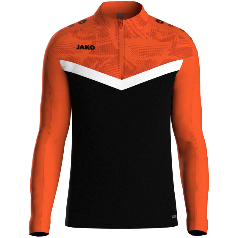 Jako  Ziptop Iconic schwarz/neonorange
