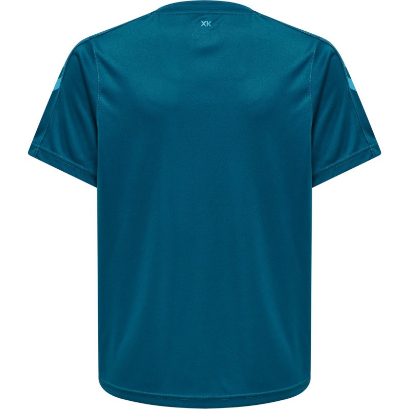 Hummel Hmlcore XK Poly Jersey S/S Kids blue coral