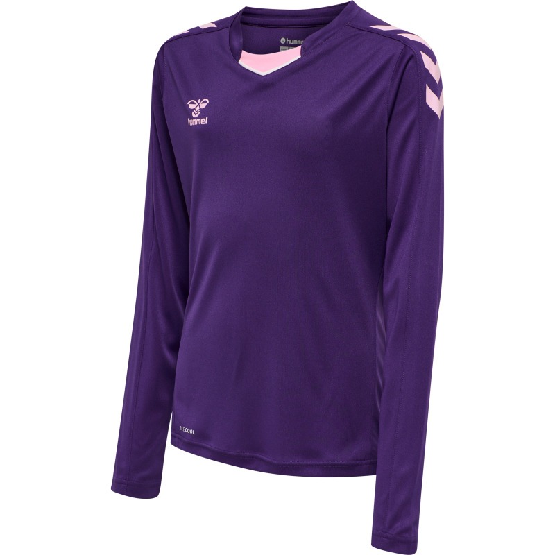 Hummel Hmlcore XK Poly Jersey L/S Kids acai