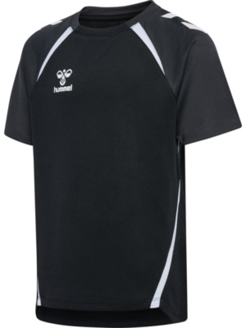 Hummel hmlLEAD 2.0 JERSEY S/S KIDS black/asphalt