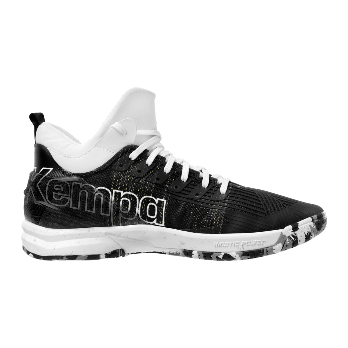 Kempa Attack Mid Handballschuh schwarz/weiß Kempa Attack Mid Handballschuh schwarz/weiß