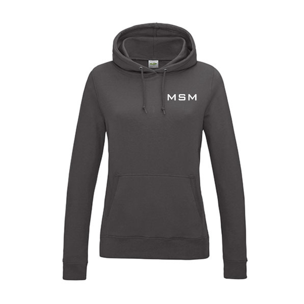MSM Damen Hoodie dunkelgrau