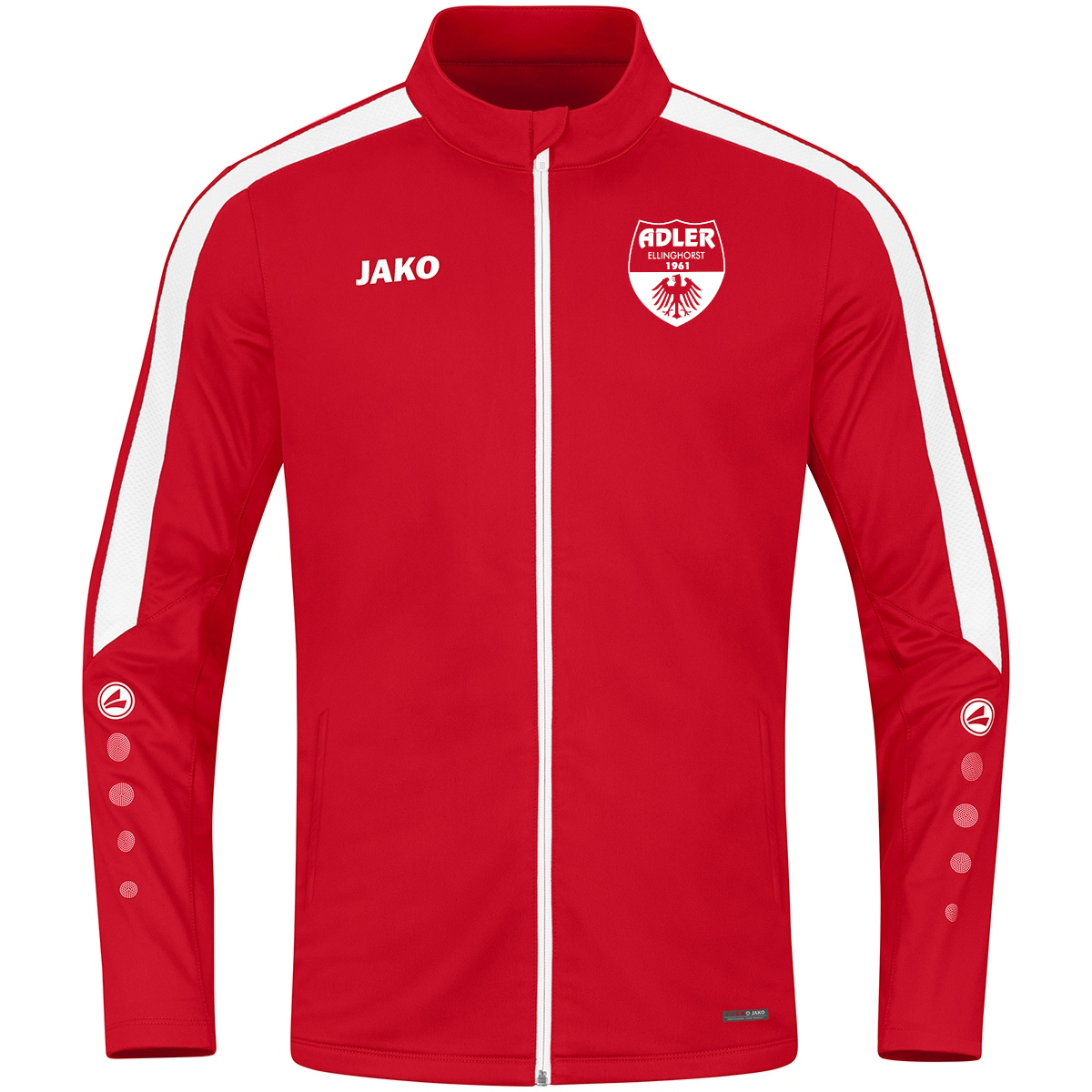 Adler Ellinghorst Kinder Polyesterjacke Power rot-weiß