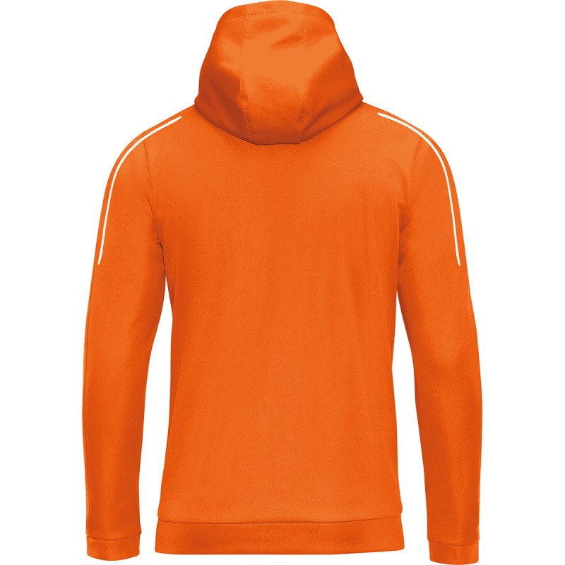 Jako Classico Kinder Kapuzenjacke neonorange