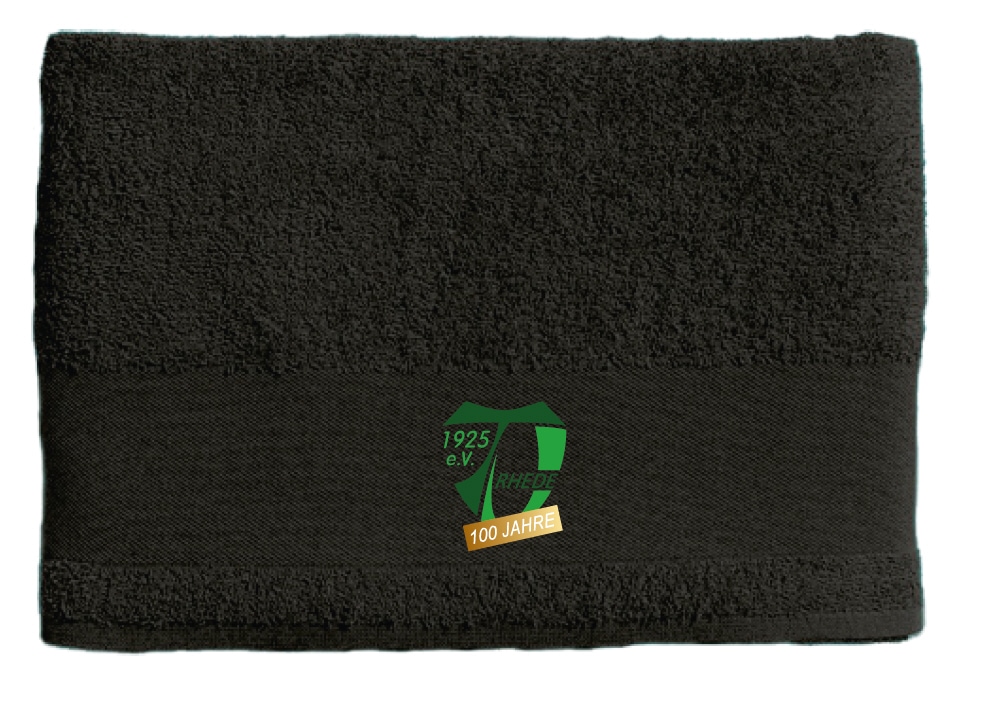 TV Rhede Jubiläumskollektion Handtuch 50x100cm schwarz
